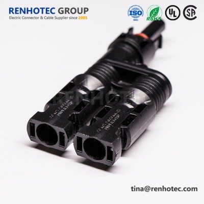 Solar Cable Splitter Coupler 2 in 1 Mc4 T-Branch Connectors